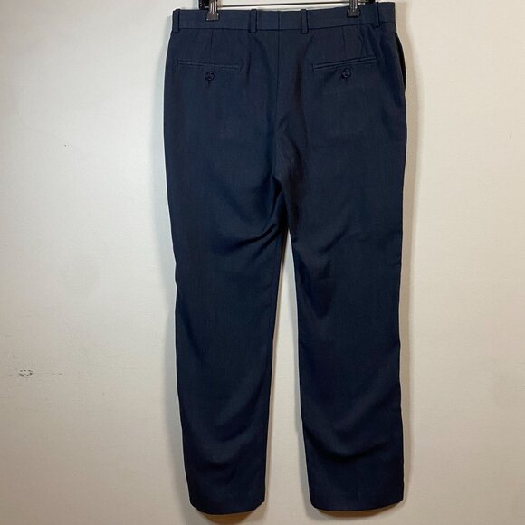 Perry Ellis Men's Charcoal Dress Pants 34x32 Flat Front Style 43HB7304 - Picture 2 of 8